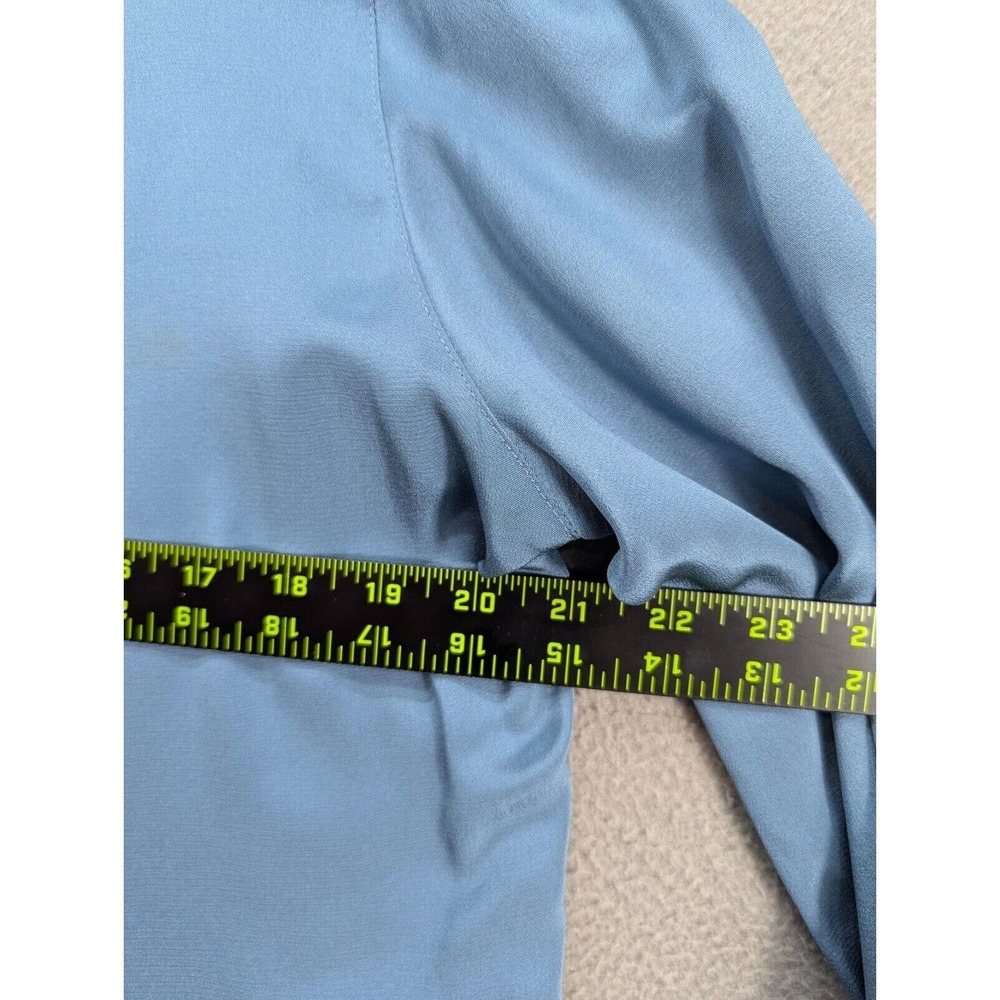 Burberrys Women's Button Up Long‎ Sleeve Blouse 100% Silk Career Office Size 12 - Picture 7 of 10